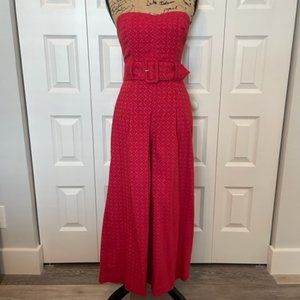 Anthropologie Strapless Jumpsuit